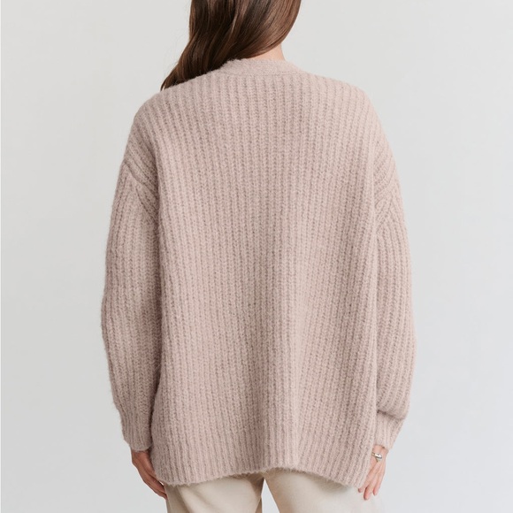 Jenni Kayne Cocoon Sweater Taupe - Picture 4 of 9